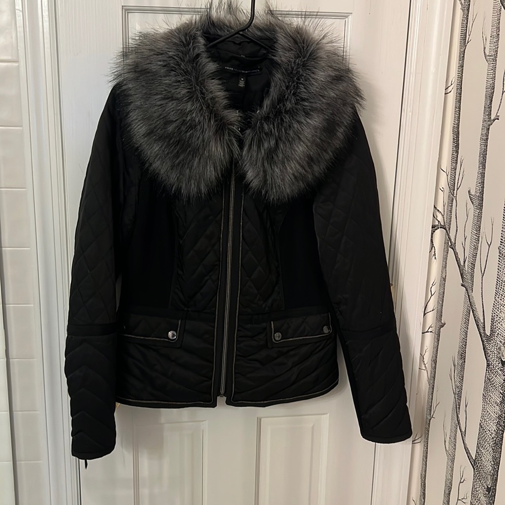 White House Black Market blackbomber jacket, medium